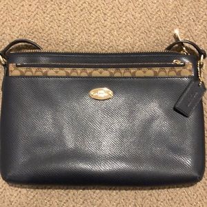 Navy Blue Coach Crossbody Bag